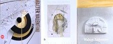 WALTER VALENTINI lotto di 3 cataloghi no Del Pezzo Mondino Vago Biasi Clerici