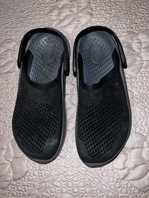 CROCS UNISEX LITERIDE 360 COMFORT CLOGS BLACK WATER SHOES SIZE 9 MEN/11 WOMEN