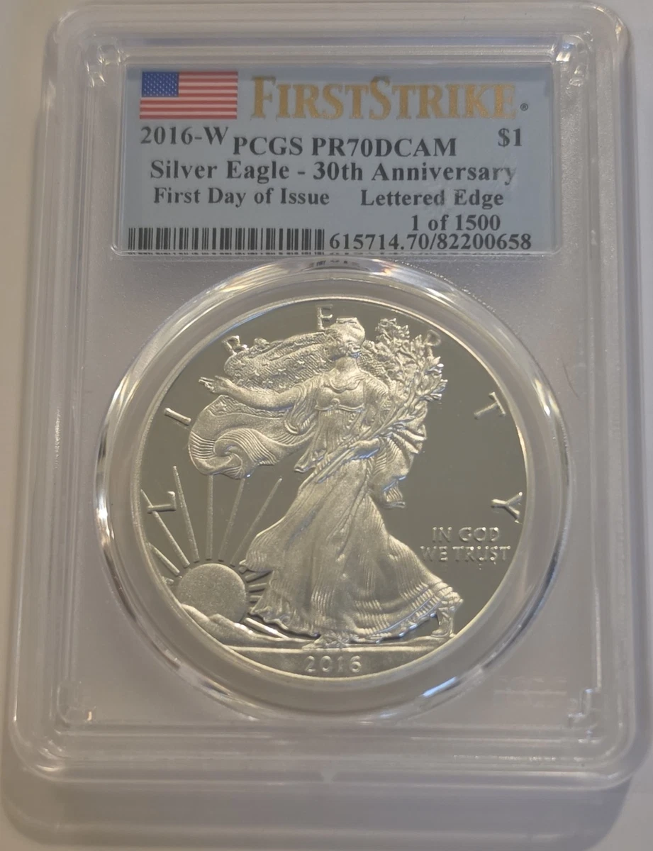 2016 American Eagle PR 70 Graded Silver Bullion Coins for sale | eBay
