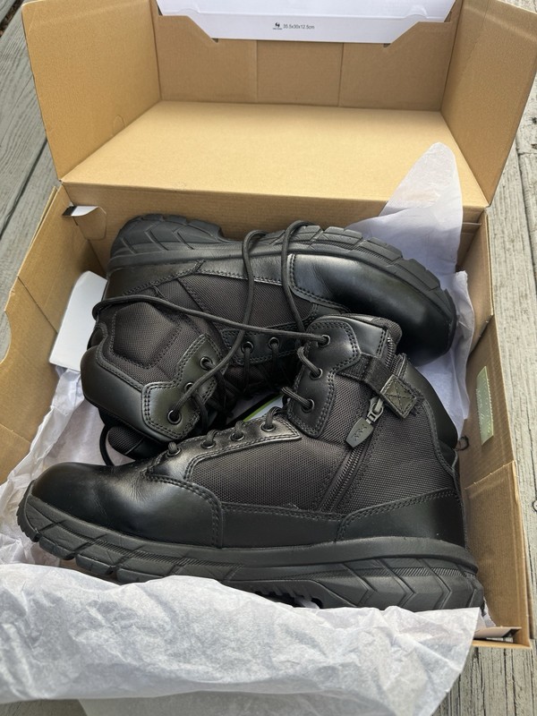 Interceptor Men's Tactical Boots Black Anti-Fatigue Size 11M MNIN48DP001