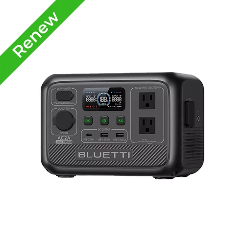 BLUETTI AC2A 300W 204Wh Portable Power Station for Hiking Camping