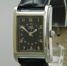[Near MINT] ORIS Rectangular Pointer Date Bla...