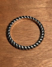 Retired James Avery Twisted Wire Ring 925 Sterling Silver Fine Artisan Jewelry 8