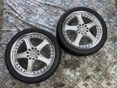 Rays Volk Racing AV3 Wheels 17 in 8.0J +41 PCD114.3 5H  2 piece Set Used 17x8