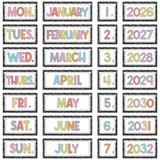 Composition Flip Calendar Bulletin Board Set for Classroom Decorations,Classr...