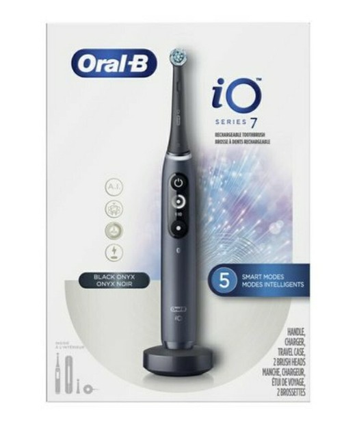 oral b io ™ series 7 electric toothbrush in onyx black