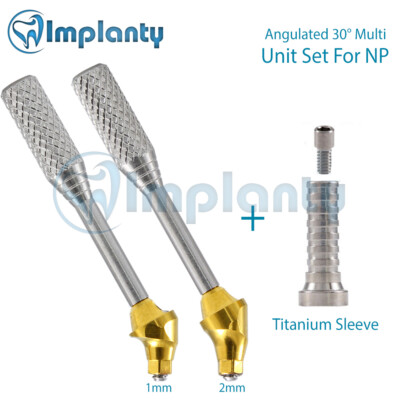 Angled Multi Unit 30° Titanium Set NP Conical Dental Similar Nobel Active