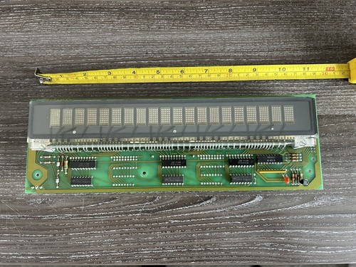 Beckman Gas Discharge Display PCB - SM811-002 - 20 Digit Dot Matrix Display - Picture 2 of 10