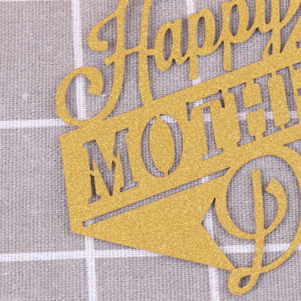 10 PIEZAS Selecciones de Cupcakes para Decoraciones de Pasteles Día de la Madre Decoración de Pasteles Día de la Madre Foto 2 de 4