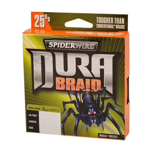 Neu SpiderWire DuraBraid Angelgeflecht - 50 Pfund - Farbe Moosgrün! 25% härter - Bild 4 von 8
