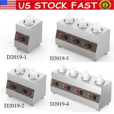 Electric Sauce Warmer Commercial Cheese Jam Heater Chocolate Melting Machine US