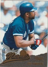 FREE SHIPPING-MINT-1996 Pinnacle Joe Carter #162 BLUE JAYS