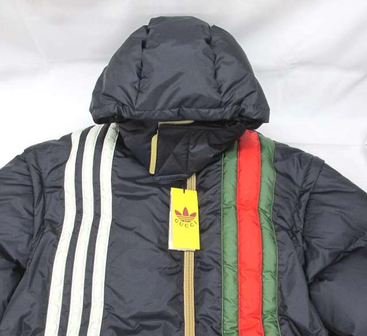 Gucci x Adidas Down Puffer Jacket Size 54 with Hangers Gucci x Adidas Down Puffer Jacket Size 54 with Hangers