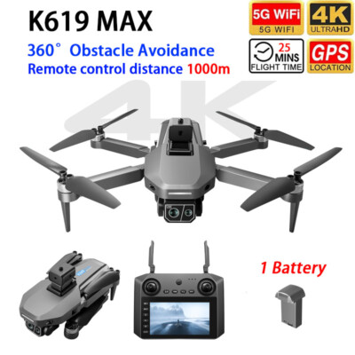 K619MAX RC Drone GPS 4K HD Dual Camera 360° Obstacle - Main Image