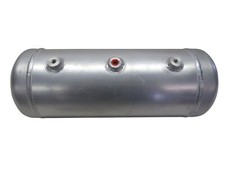 3 Gallon Raw Aluminum Air Tank Silver 7 Ports For Bags Air Ride Fbss