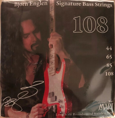 Bjorn Englen 108 Signature Bass Strings (44 65 85 108) RARE (DISCONTINUED PROD.)