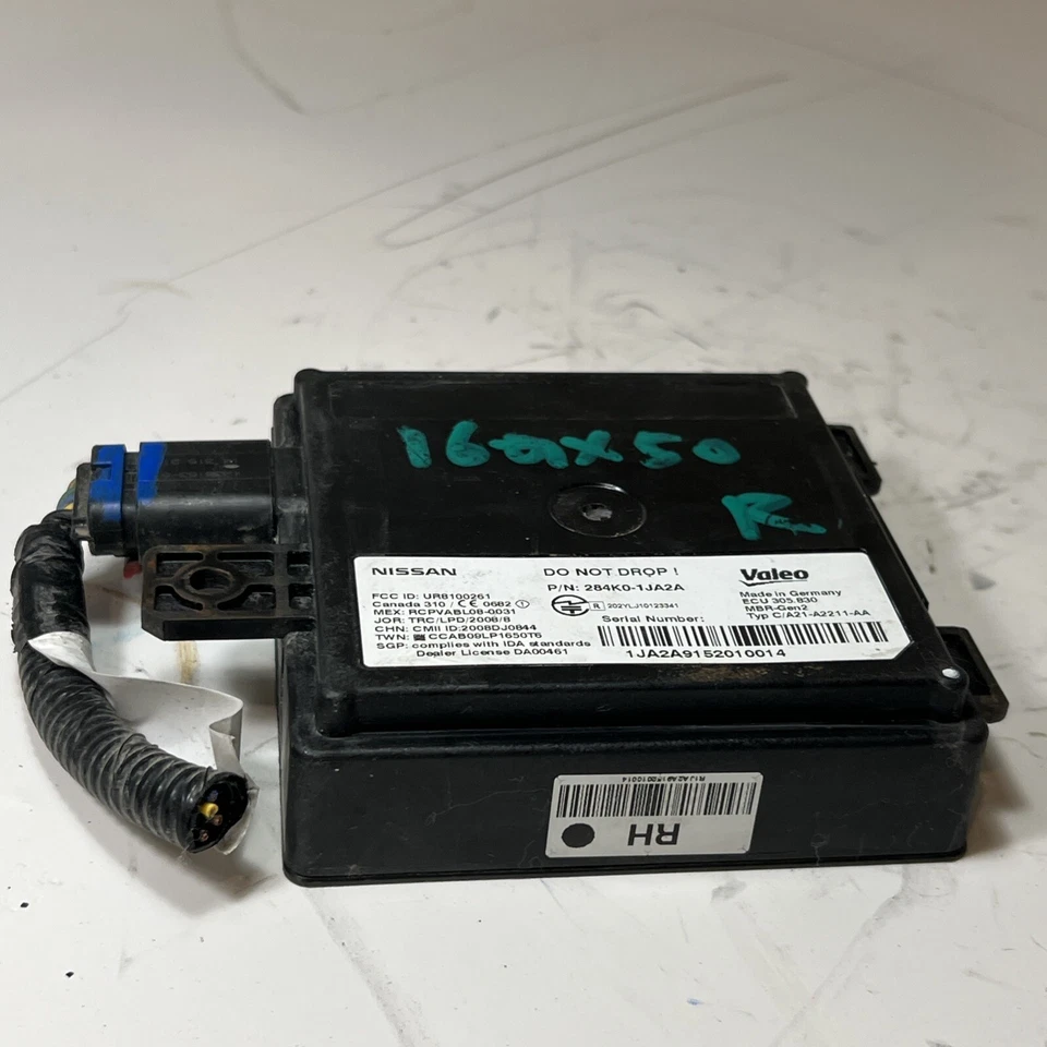 Infiniti QX50 2016 sensor de radar de punto ciego derecho 284K0-1JA2A OEM Foto 3 de 4