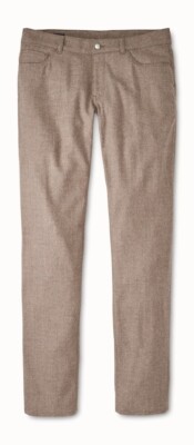 Peter Millar Men's Excursionist Flex Alpine Flannel Wool 5-Pocket Pant Hazelwood