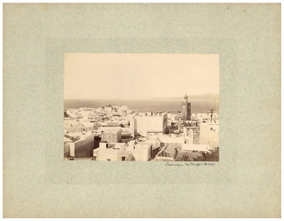 Maroc vers 1880 TANGER - Tirage Albuminé
