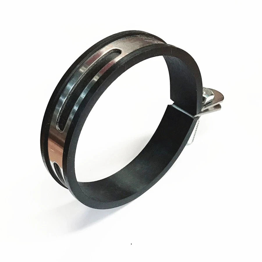 Silenciador silenciador de escape semicírculo moto suspensión soporte de montaje 86 mm de diámetro Foto 2 de 4