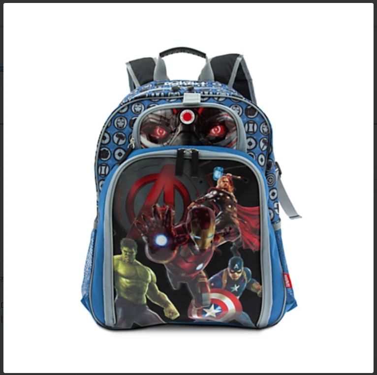 Avengers backpack 2025 disney store