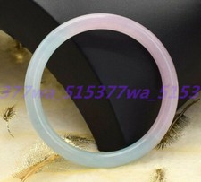 Natural Lavender Blue Jade Jadeite Bangle Bracelet 56-64mm Beautiful Jewelry