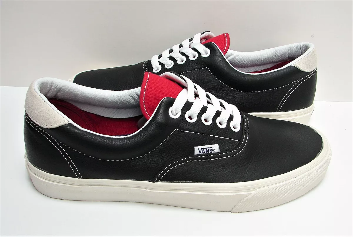 Vans black shop racing red
