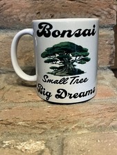 Bonsai Tree Mug Small Tree Miniture Shohin Japanese Pine Shari Gift Present Xmas