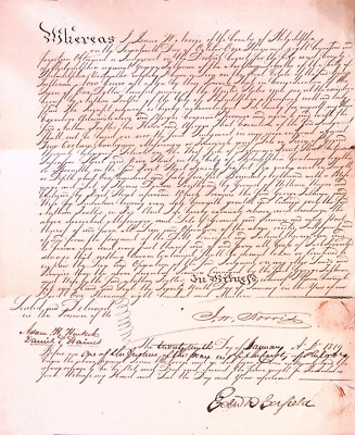 1819 County of Philadelphia Judgement District Court Against