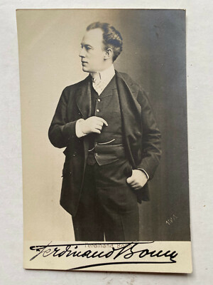 Ferdinand Bonn - Theatre / Film - Original Autograph - Size 14 x 9 cm