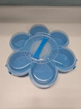 Serving Tray - Unique  7 Compartment Holiday Snack, Veggie, Fruit Tray