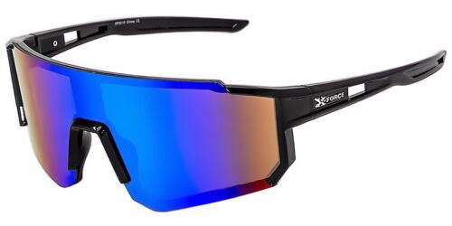 Gafas de sol de gran tamaño One Piece Blade Sports Shield béisbol ciclismo espejo XF15 - Imagen 2 de 12