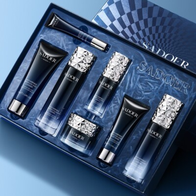 SADOER Beauty Products Niacinamid Gesichtsset Frauen Hyaluronsäure Anti Aging