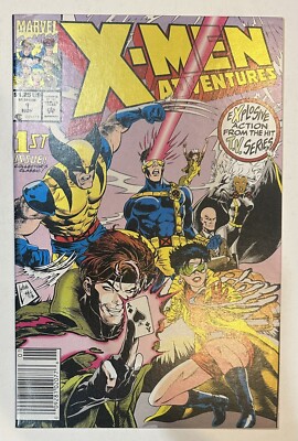 (1992) X-MEN ADVENTURES #1 NEWSSTAND VARIANT COVER! 1st MORPH! Animated series!