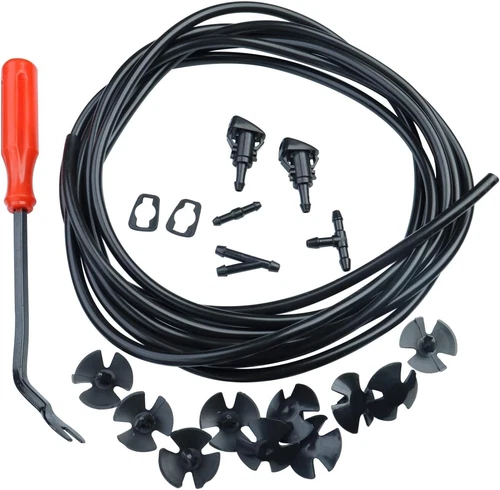 Windshield Washer Hose 22pcs Kit Universal for Dodge Chrysler Jeep Ram