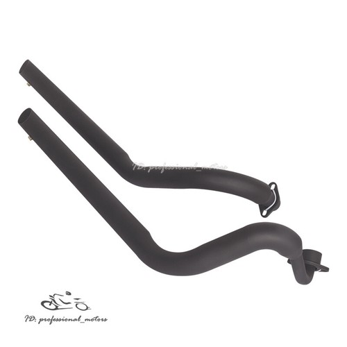 Sistema completo de tubo de enlace de cabezal de escape negro para Yamaha V Star 650 XVS650 XVS400 - Imagen 4 de 5