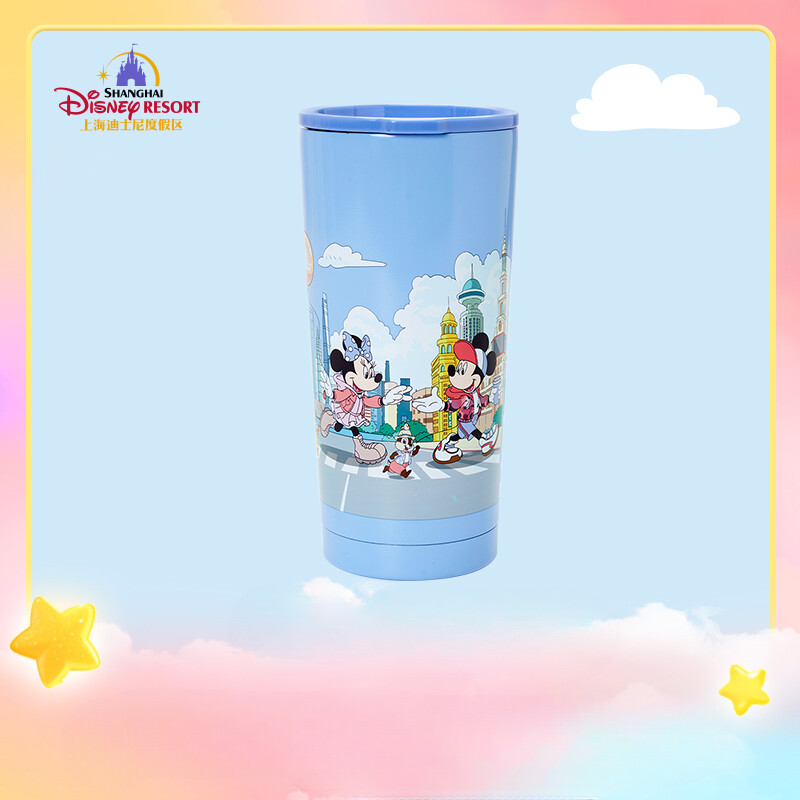Disney authentic 2024 mickey minnie cup bottle Shanghai disneyland