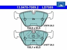 Brake pad set, disc brake ATE ceramic ATE 13.0470-7089.2