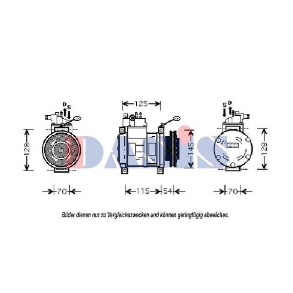Kompressor Klimaanlage Klimakompressor Passend FüR Chrysler Voyager/Grand GS-image