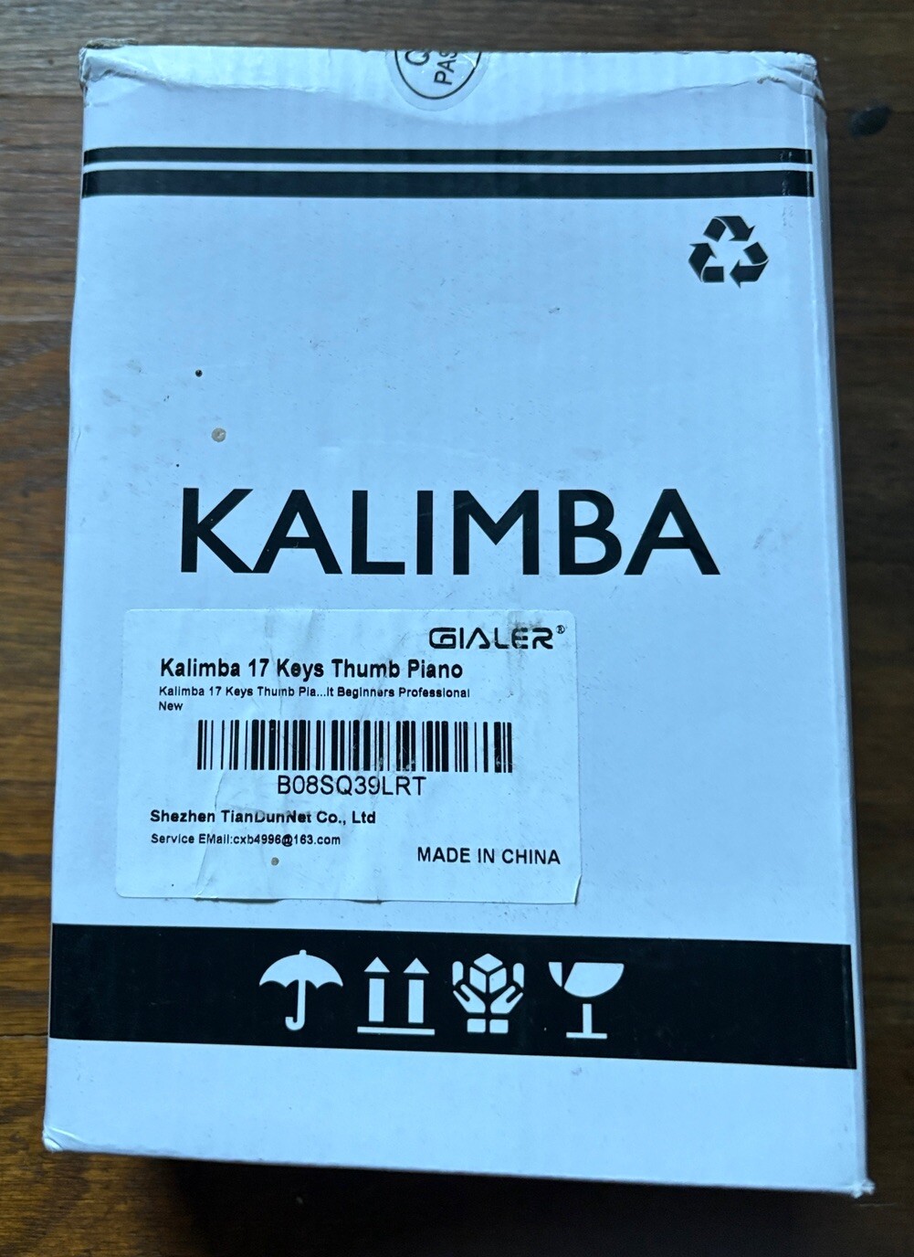 17 Key Kalimba Thumb Piano Finger Mbira Mahogany Keyboard Music Instruments Gift