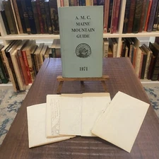 A.M.C. MAINE MOUNTAIN GUIDE 1971 With Maps Vtg Hiking Outdoors Read Desc