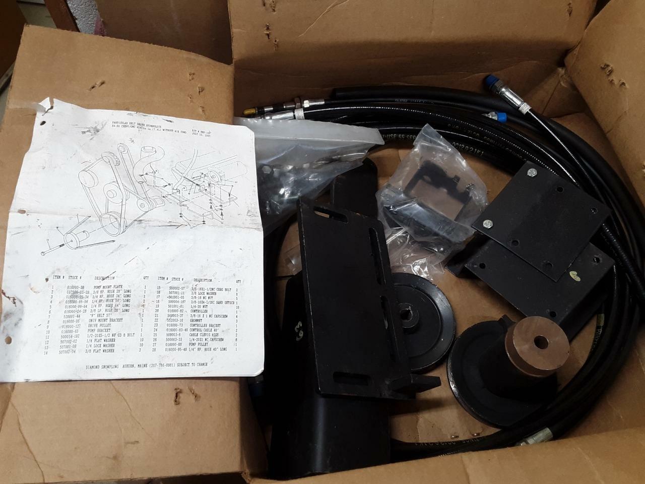 NOS OEM Genuine Diamond Belt Drive Snow Plow Pump Kit 8486 Chevy/GMC