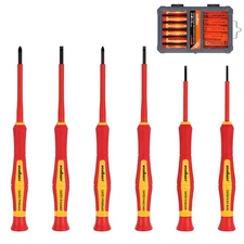 HORUSDY 6PC 1000V Insulated Screwdriver Set Magnetic Tip Electrician screwdriver