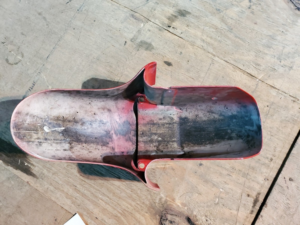 85 86 87 KAWASAKI NINJA ZX 600 ZX600 FRONT FENDER RED mud guard | eBay