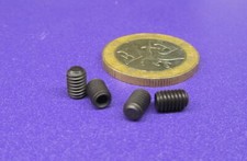 Metric Alloy Steel Set Screws, Cup Point, M4 x 0.7 x 6mm Length, 100 Pieces
