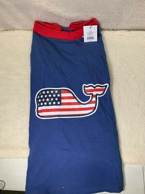BUY ONE GET ONE FREE Vineyard Vines For Target Flag Whale Pet Polo, Blue, Small
