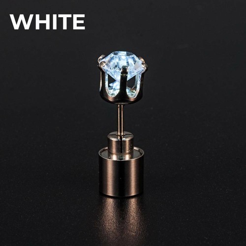 1 Pcs Light Up LED Flashing Blinking Magnetic Earrings Ear Studs Unisex Gift US - Picture 17 of 19