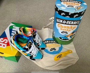 Nike SB Dunk low pro Ben and Jerry âchunky dunkyâ friends & family UK8 / US9 | eBay