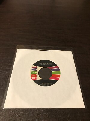 45 RPM VINYL RECORD - BOBBI MARTIN - YOU HAVE NO IDEA & JUST AS MUCH AS EVER