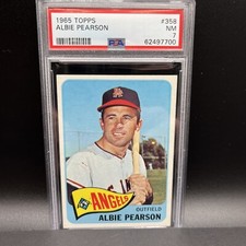 1965 Topps #358 Albie Pearson *Angels* PSA 7 NM NeW Slab